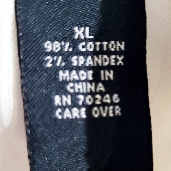 Relativity White Stretch Denim Jacket Women’s Size XL Button Front Cotton Blend - Picture 11 of 12